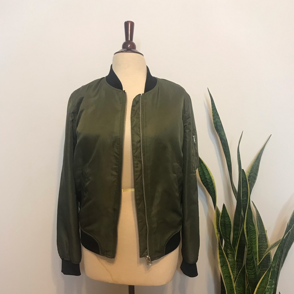 Bomber Silk Jacket